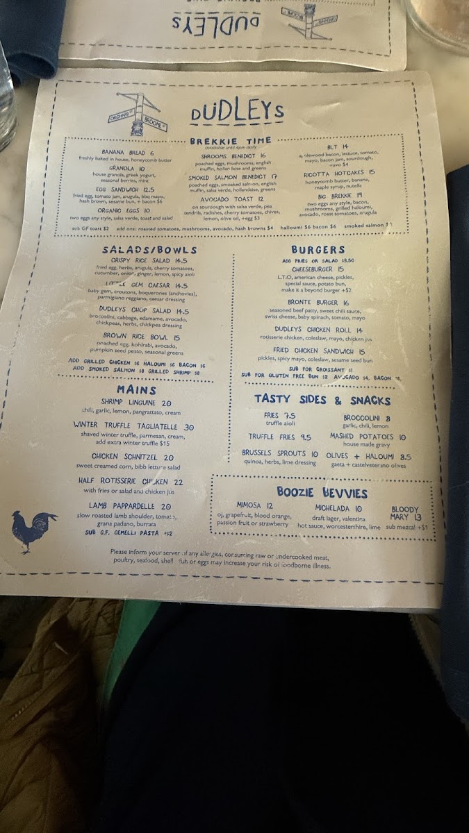Dudleys Menu - Image 2
